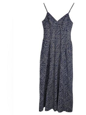 Madewell Nightfall Nancy Checkered Midi Cotton Sundress | Size 6